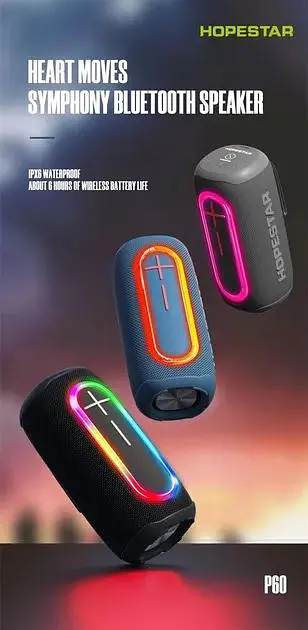 Портативна колонка Hopestar P60 з потужним звуком (41091-P60_1155) - фото 2