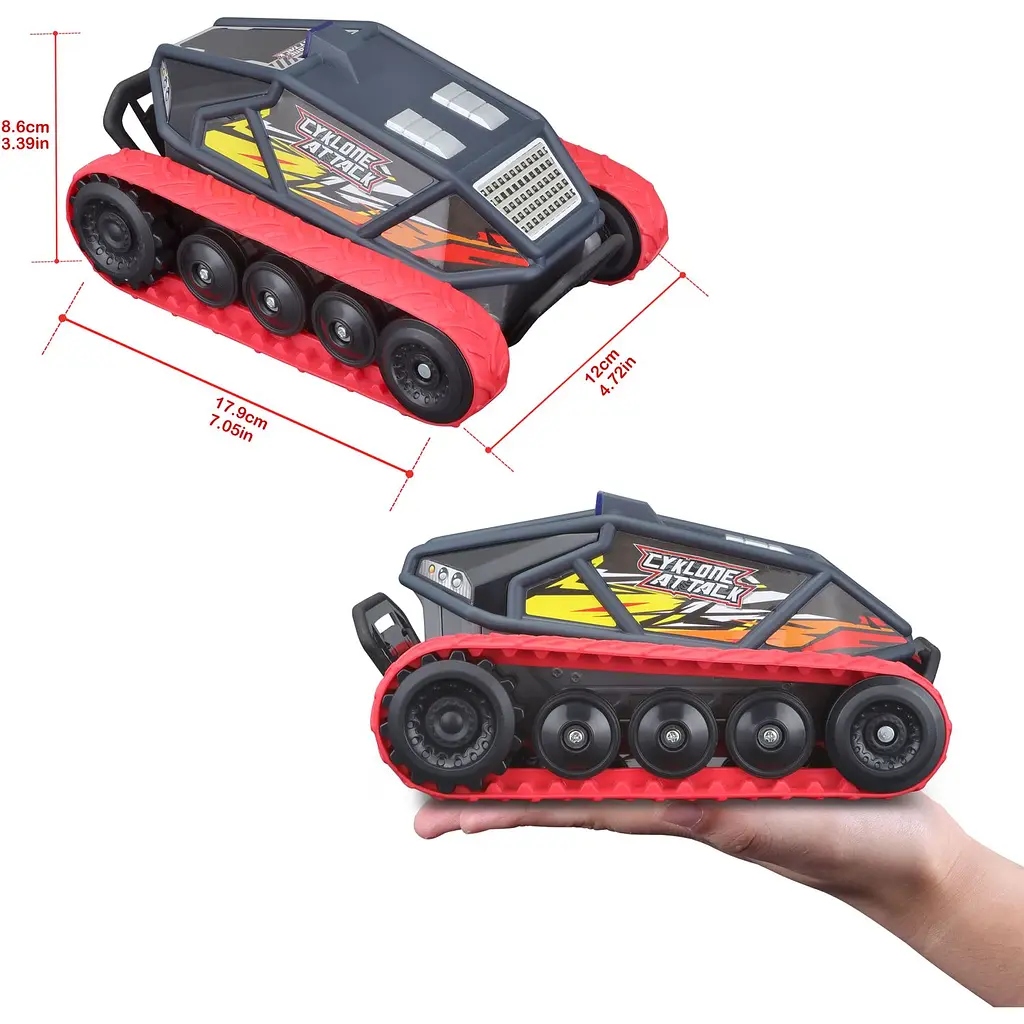 Машинка іграшкова на радіокеруванні Maisto Tech Cyklone Attack сіро-червона (82755 grey/red) - фото 14