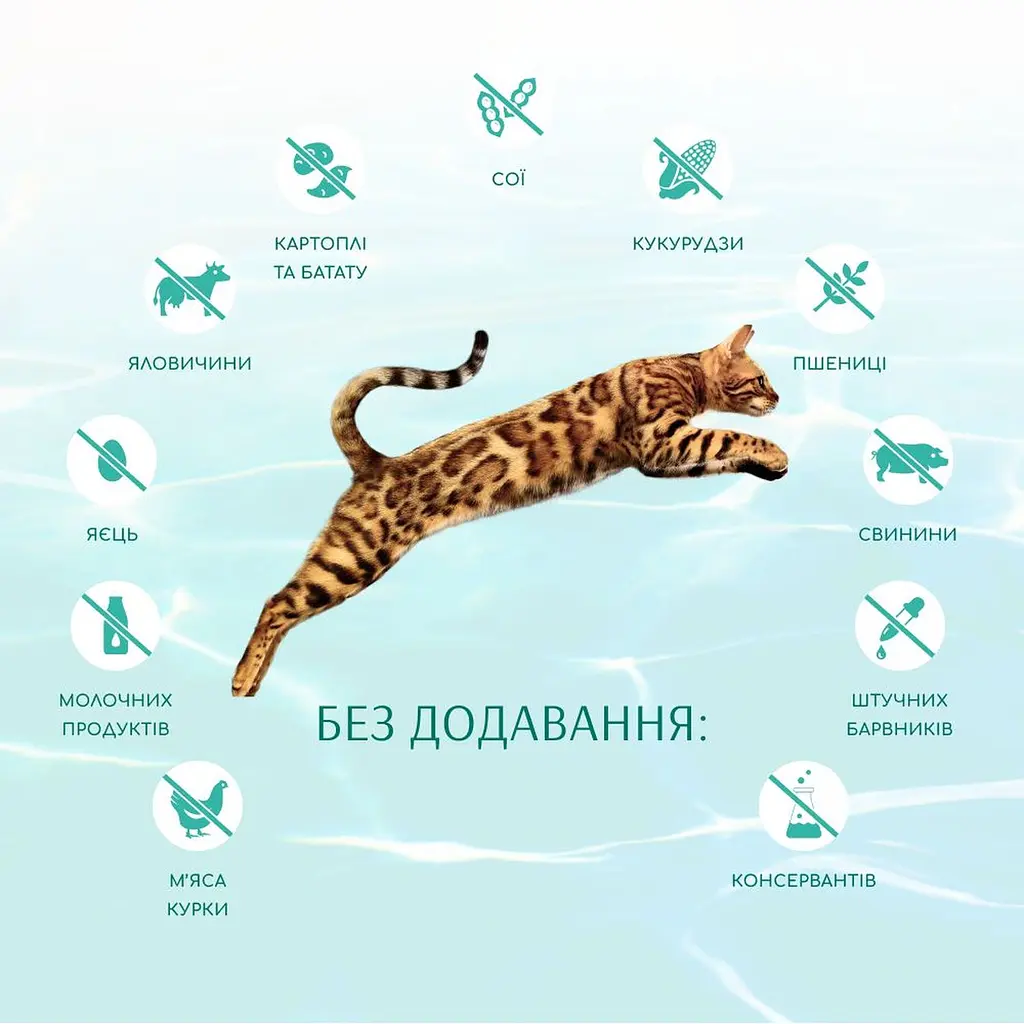 Сухий корм для дорослих котів Optimeal Б'юті Фітнес Здорова вага з морепродуктами 1.5 кг (B1802401) - фото 6