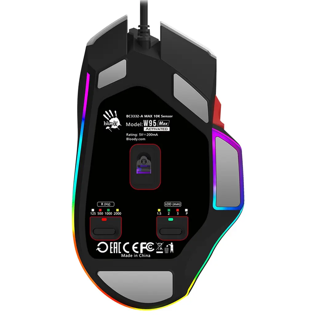 Мишка A4Tech Bloody W95 Max Naraka - фото 4