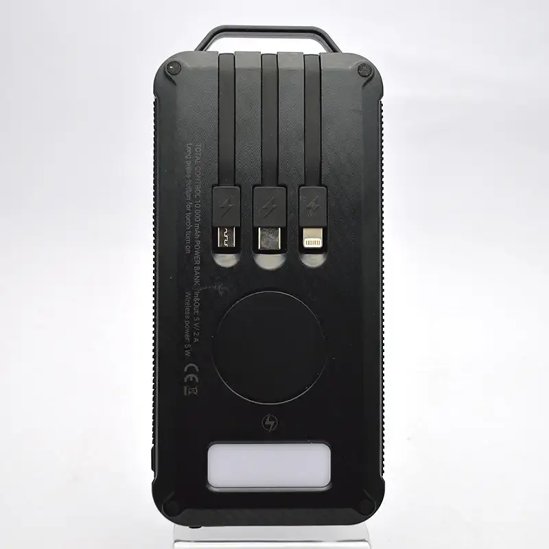 Зовнішній акумулятор Veron SP3010 Solar Black - фото 2