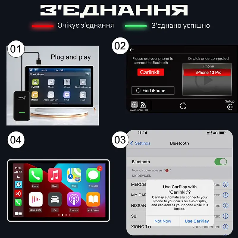 Магнитола Tesla 9.7 4/32 Android 12 с IPS и CarPlay (42440-_4394) - фото 5