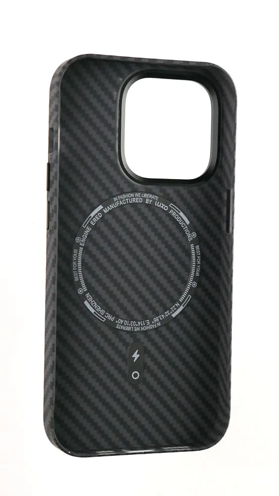 Чохол Luxo Free Air CarBon with MagSafe iPhone 14 PRO Black - фото 3