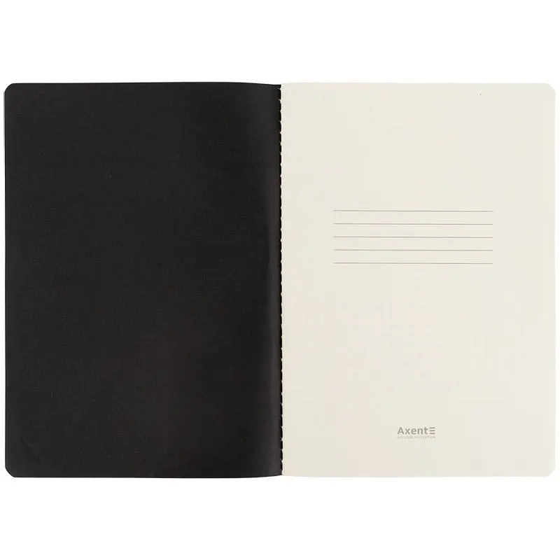 Книга записна Axent Partner Black&White A5 60 аркушів у клітинку (8710-7-A) - фото 5