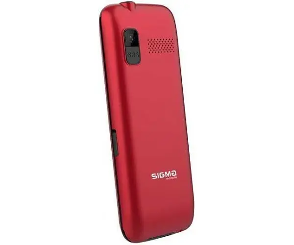 Телефон Sigma Comfort 50 Grace для літніх людей червоний (4827798121825) - фото 3