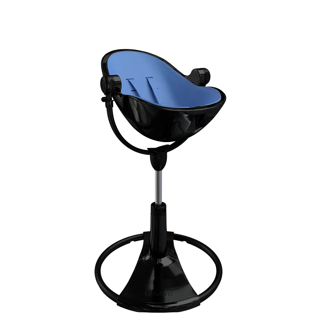 Стульчик для кормления Bloom Fresco Noir/Riviera blue (E10535-BB\E10540-RBL) - фото 7