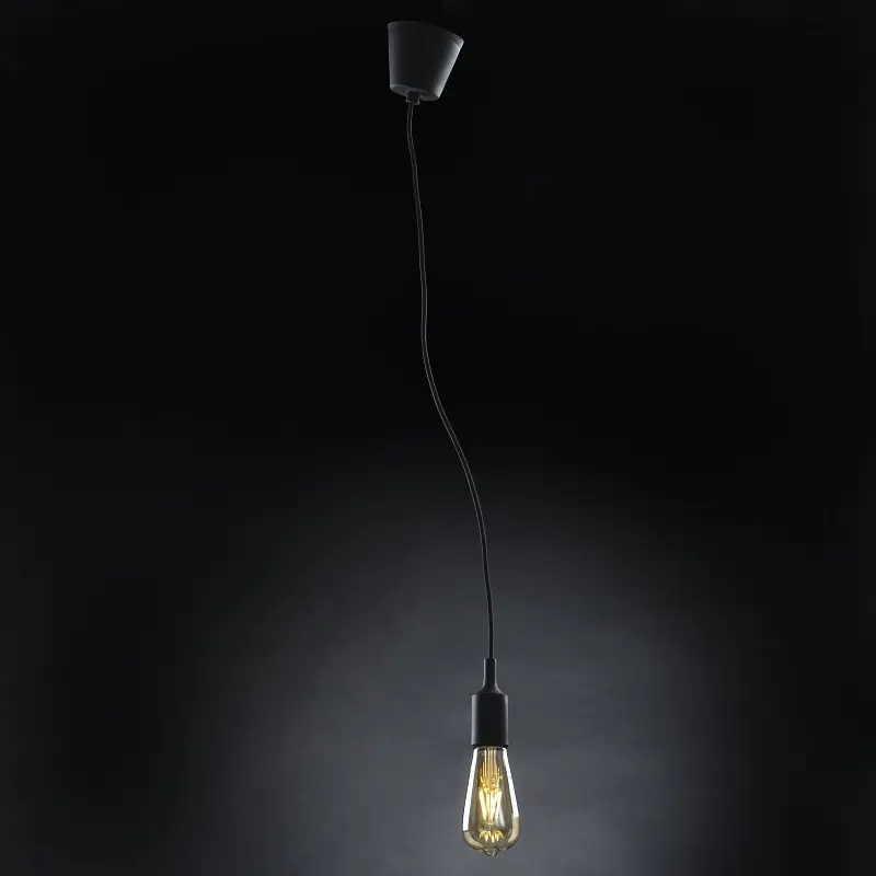 Люстра Brille подвесная лофт E27 BK (HD-110S/1) - фото 8