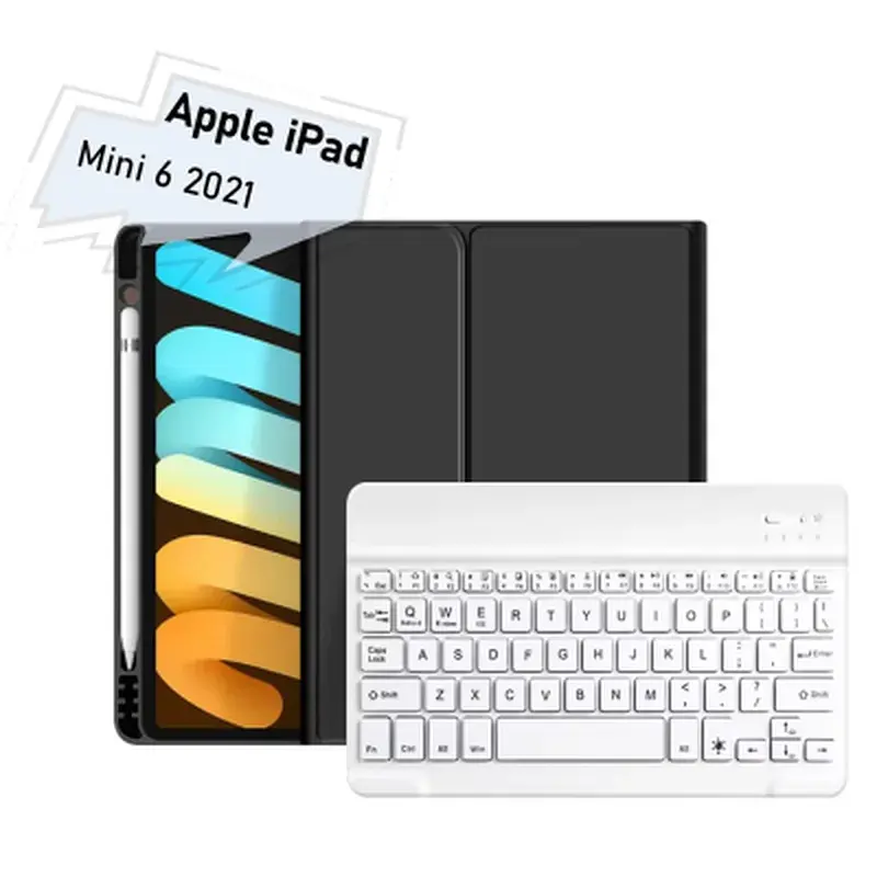 Чохол до планшета BeCover with keyboard Apple iPad Mini 6 2021 Black (712986)