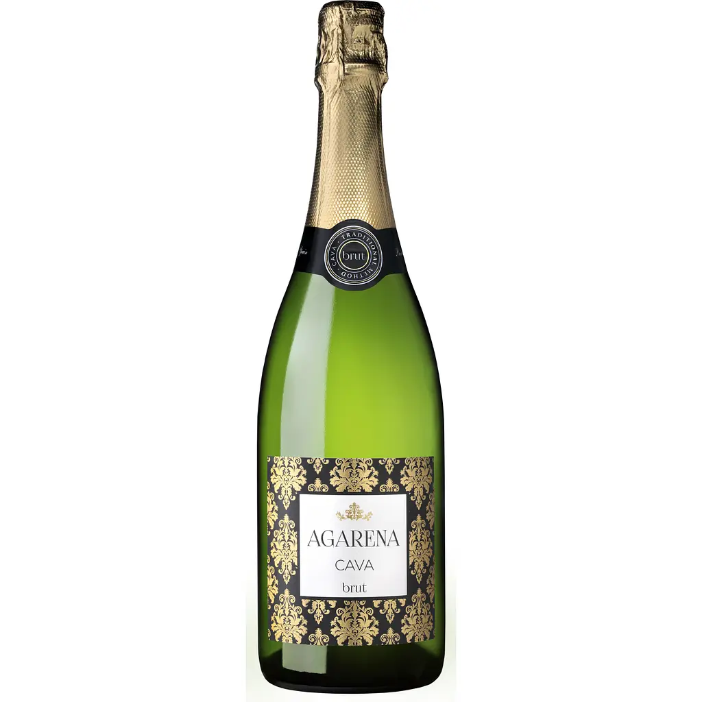 Упаковка игристого вина Agarena Cava Brut белое брют 4.5 л (0.75 л x 6 шт.) - фото 2