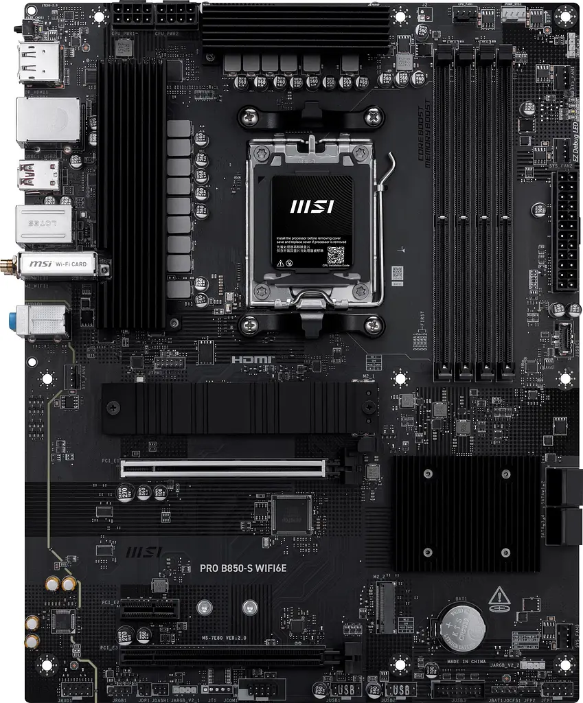 Материнська плата MSI Pro B850-S WiFi6E Socket AM5 - фото 2