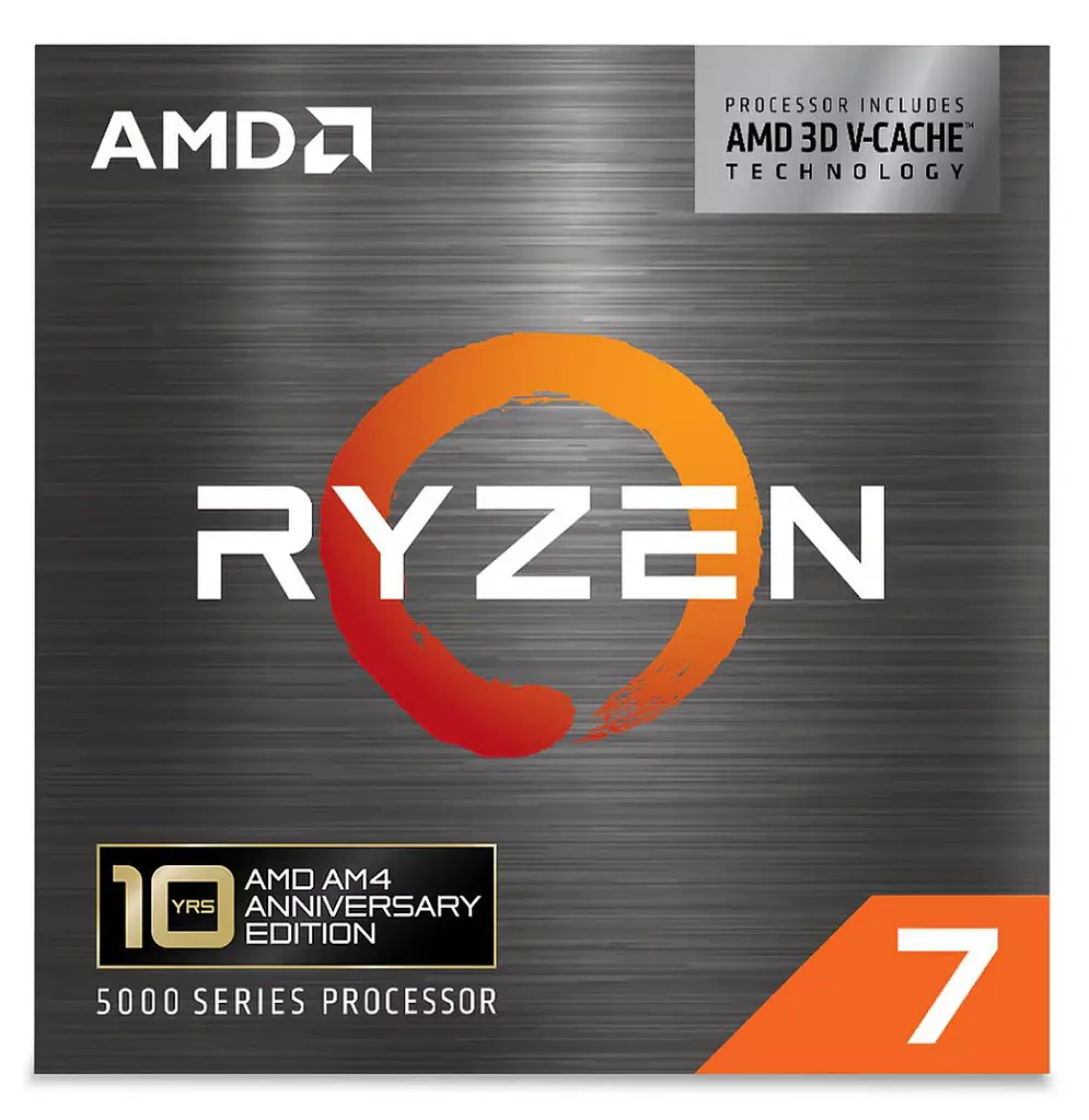 Процесор AMD Ryzen 7 5800X3D 10th AM4 Anniversary Edition (100-100000651POF) (Socket AM4, 16T, 4.5 ГГц, Box) - фото 2