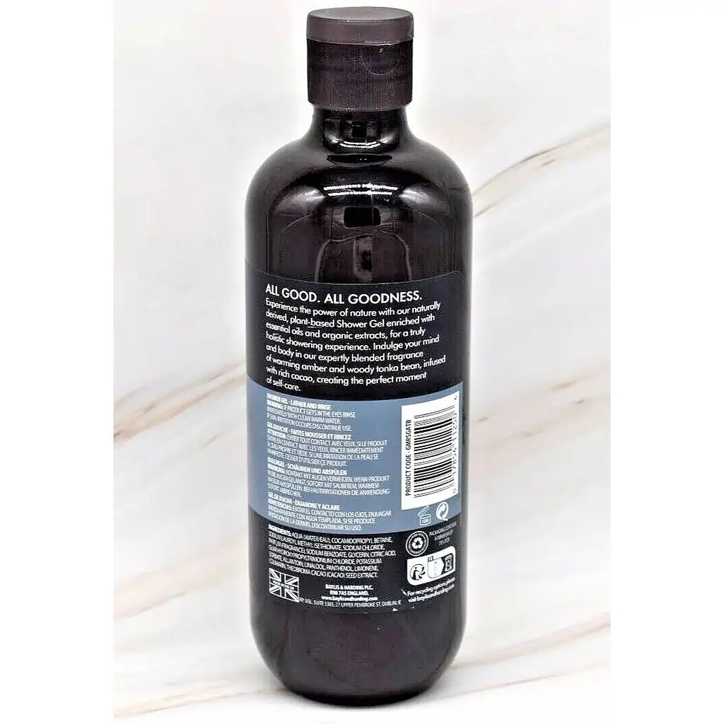 Гель для душу Baylis & Harding Goodness Amber & Tonka Bean 500 мл - фото 5