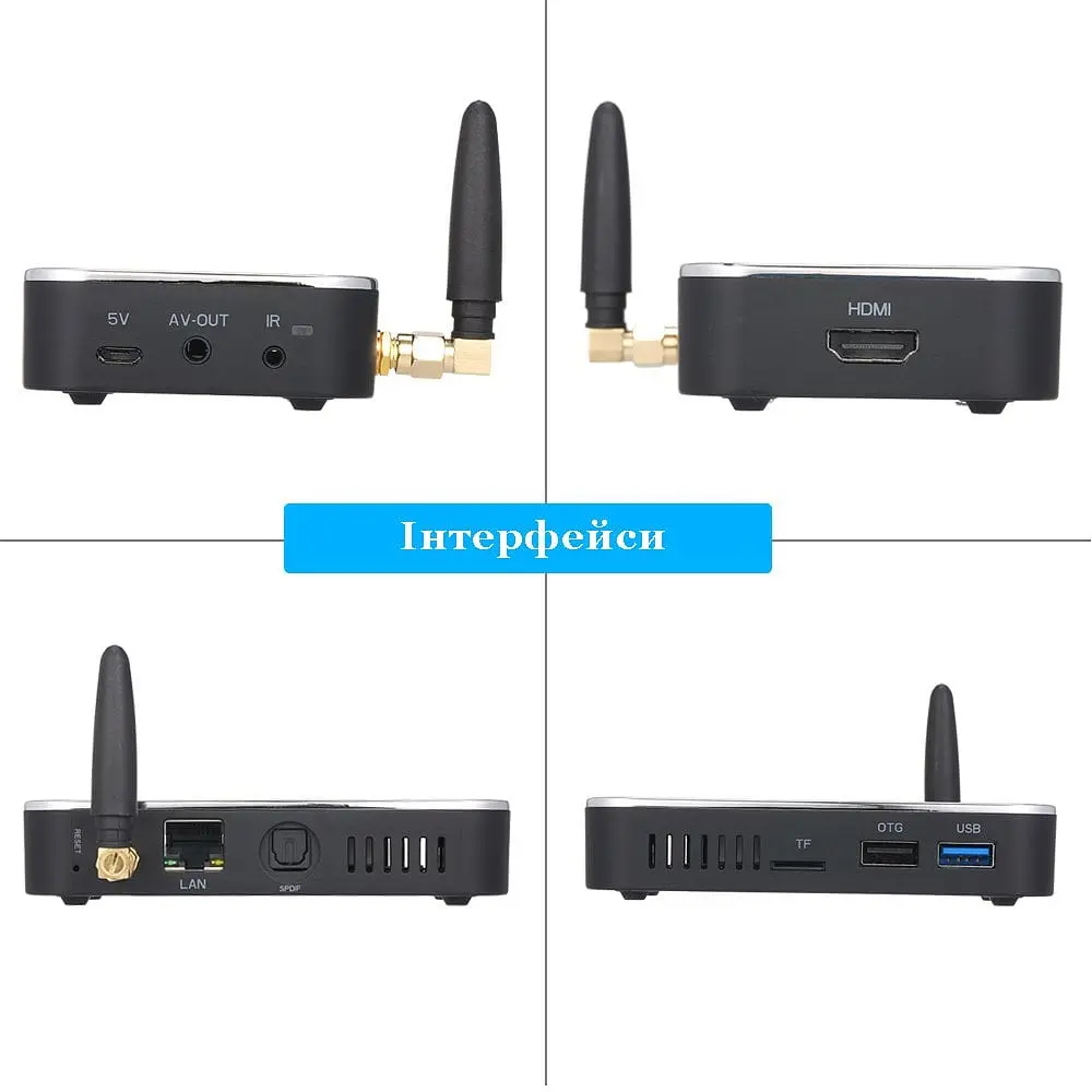 Смарт ТВ приставка Ugoos X4 Cube 2/16 Гб Smart TV Box Android 11 - фото 5