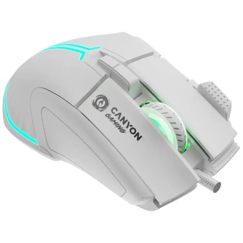 Мишка Canyon Fortnax GM-636 RGB USB White (CND-SGM636W) - фото 5