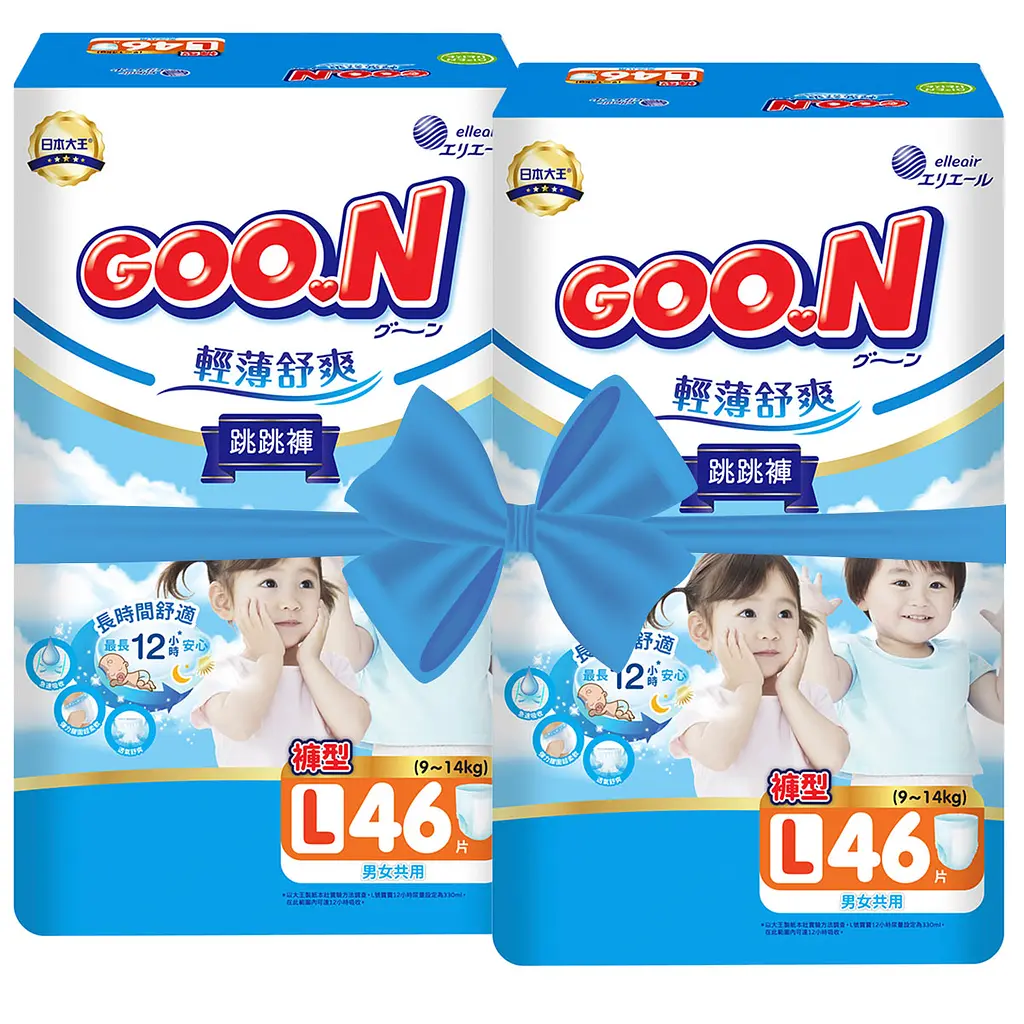 Трусики-подгузники Goo.N Slim & Comfortable (размер 4(L), 9-14 кг, 92 шт) (21001092-2)
