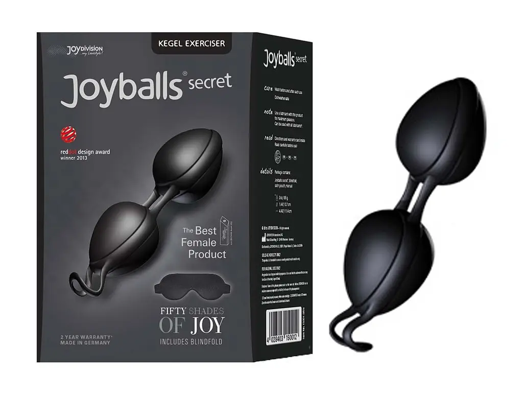 Вагінальні кульки Joyballs secret, black / black Joydivision 48-15001 23746