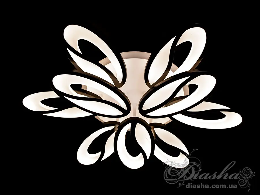 Потолочная LED-люстра с диммером и подсветкой мощностью 150W. - фото 4