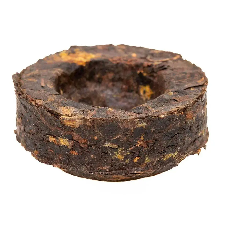 Чай Jinglong Tea Factory Шу Пуер Цзин Лун Османтус, мініточа із квіточками коричного дерева, 7 гр. - 100 шт - фото 2