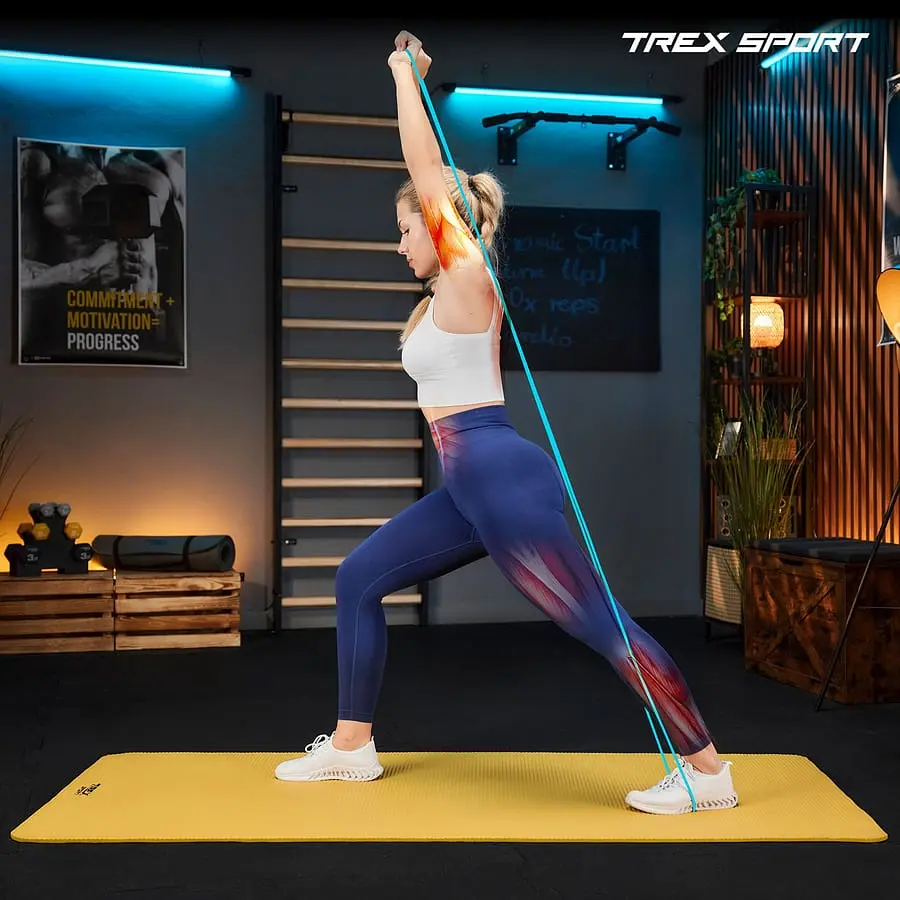 Набір резинок для фітнесу Trex Sport TX-003PBV 3в1 2-30кг - фото 2