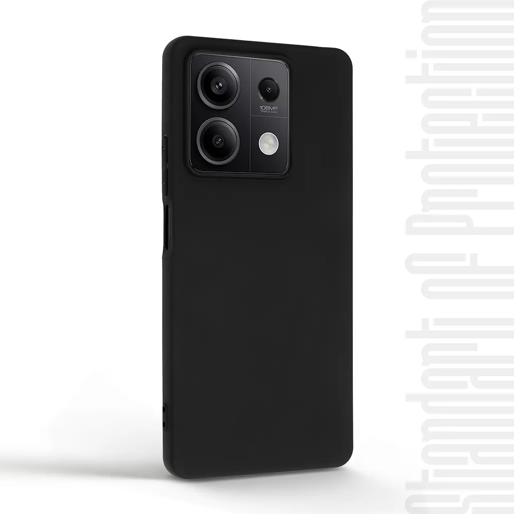 Чехол-накладка для смартфона Xiaomi Redmi Note 13 5G противоударный, силиконовый, термополиуретановый (ТПУ), с защитой камеры и корпуса, черный, защита всего корпуса, ArmorStandart (ARM71892) - фото 2
