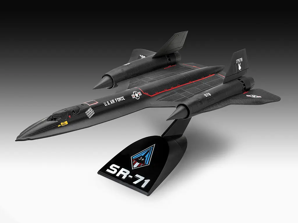 Збірна модель-копія Revell Літак Lockheed SR-71 Blackbird 1:110 (RVL-03652) - фото 5
