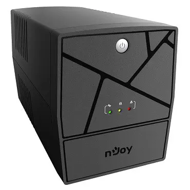 Джерело безперебійного живлення NJOY Keen 1500 (UPLI-LI150KU-CG01B) Lin.int., AVR, 4 x евро, USB, пластик - фото 2