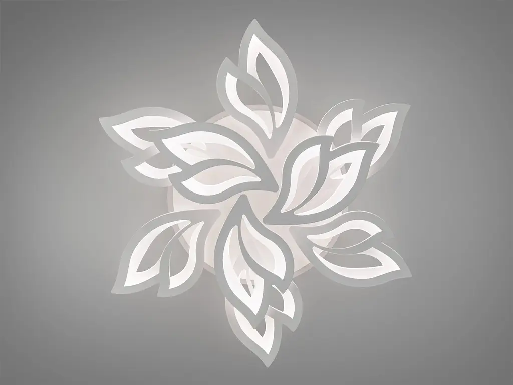 Люстра стельова LED Diasha 8165/6+3WH, 140W, 3200K-6500K, білий метал, сучасний стиль для дому, з пультом, диммером - фото 4