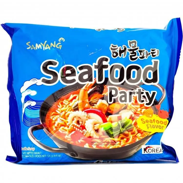Суп рамен Samyang Seafood Party з морепродуктами 125г.