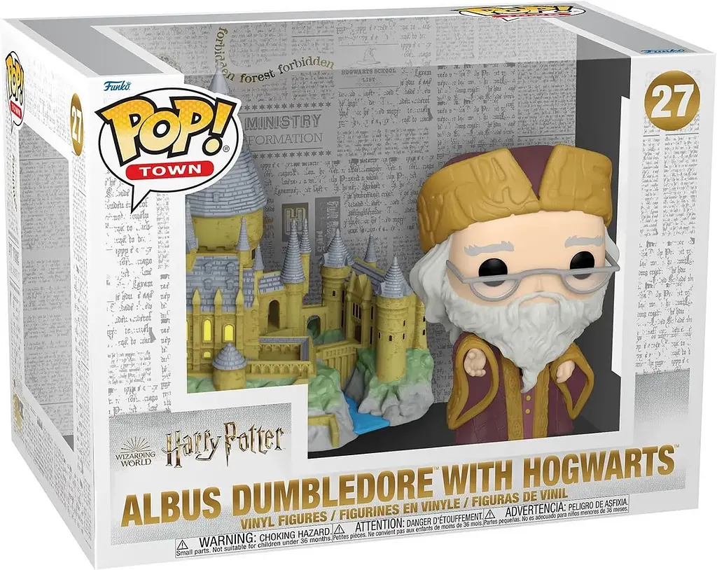 Фигурка Funko Pop Гарри Поттер Альбус Дамблдор и Хогвартс Harry Potter Albus Dumbledore 18 см HP ADH 27 - фото 3