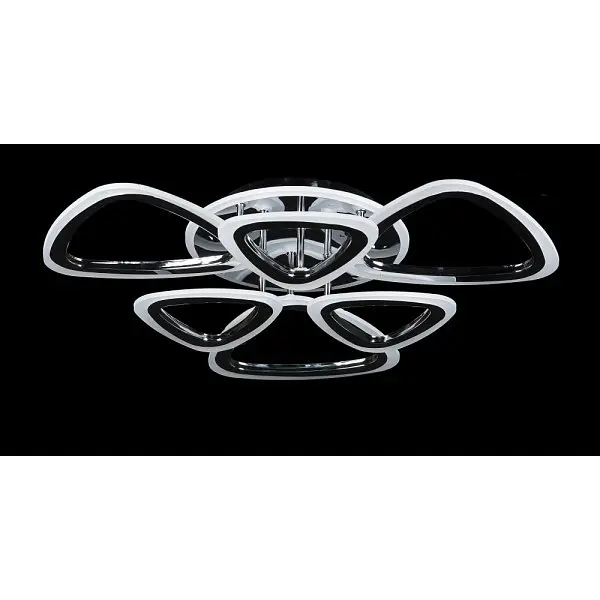 Стельова LED люстра з димерним пультом і підсвічуванням Splendid-Ray 30-3975-63