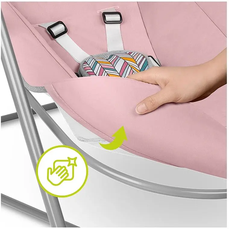 Кресло-качалка Lionelo Otto Pink Baby с игровой дугой розовое (LO-OTTO PINK BABY) - фото 10