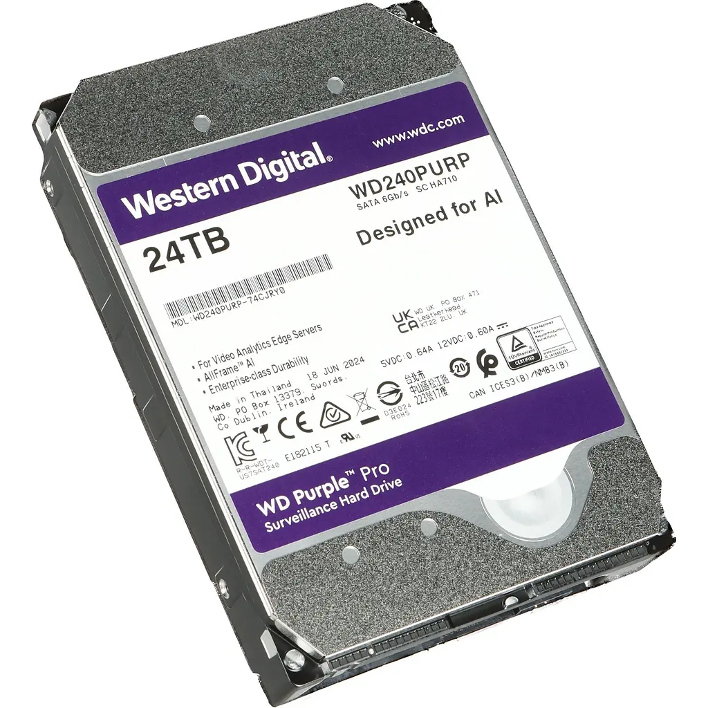 Жесткий диск 3.5` WD Purple Pro 24TB SATA 512MB (WD240PURP) [141202] - фото 4