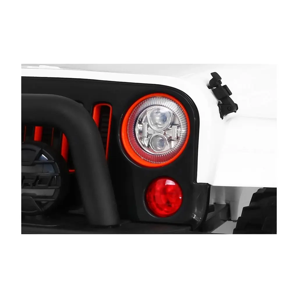 Електромобіль Ramiz Full Time 4WD Audio LED 12 В,білий (PA.BRD-7588.BIA) - фото 4