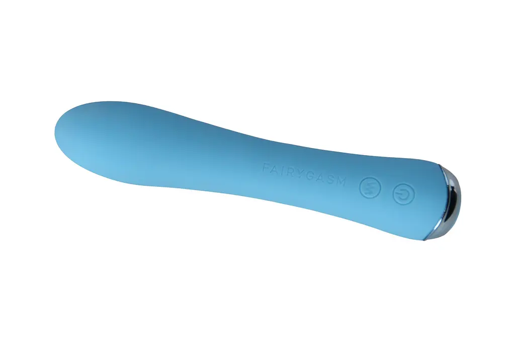 Вібратор з підігрівом FairyGasm WowGenie blue, підігрів до 42 °C - фото 2