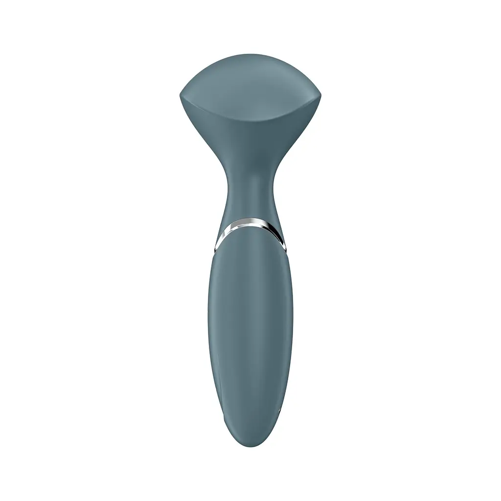 Вібромасажер Satisfyer Mini Wand-er Grey - фото 3