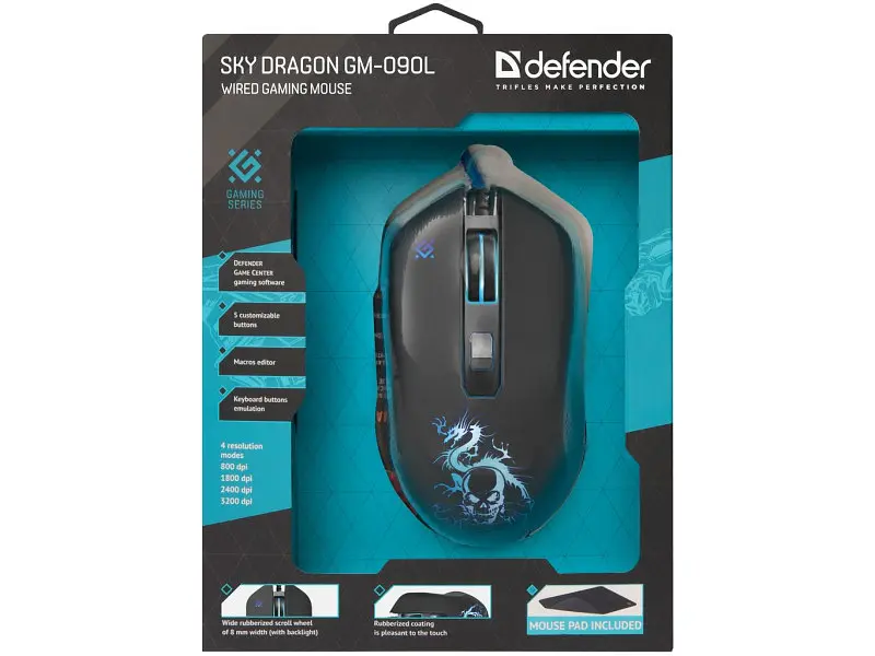 Миша Defender Sky Dragon GM-090L (52090) - фото 5
