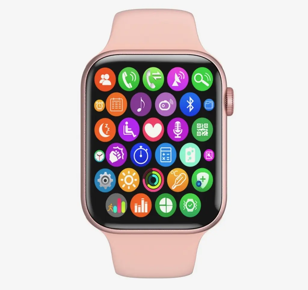 Смарт-годинник IWO Smart Watch series 7 Rose Gold (IW000S7RG) - фото 2