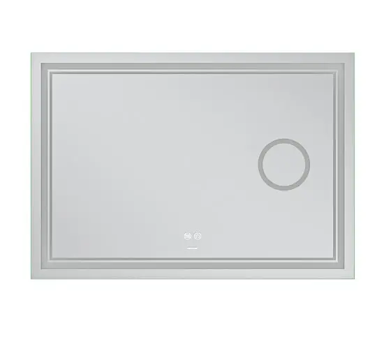 Дзеркало Mixxus Premium QUADRO MR20-100x70 (LED Touch, Anti-fog, лінза) (MP6622) - фото 3