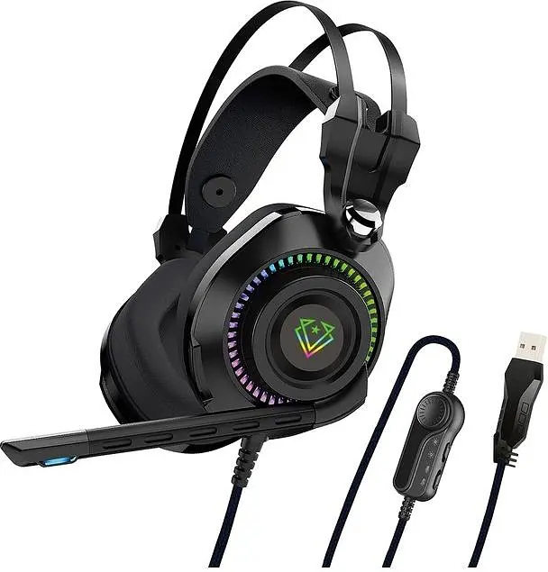 Навушники Vertux Bogota 7.1 USB чорні (bogota.black)