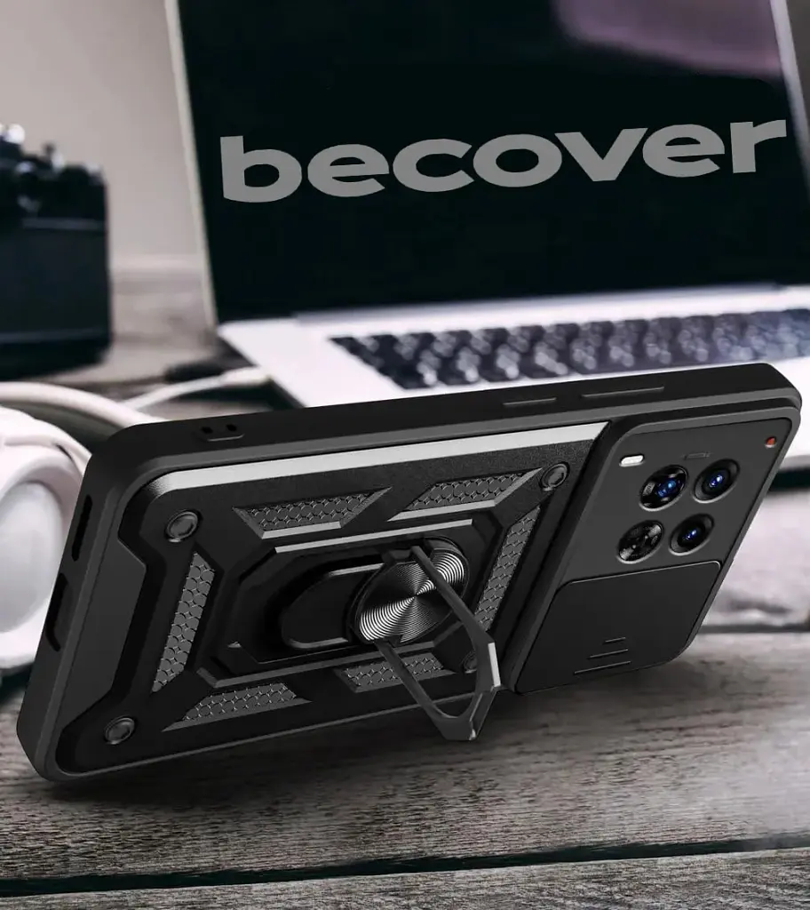 Панель BeCover Military для Tecno Camon 30 (CL6) Black (712170) - фото 3
