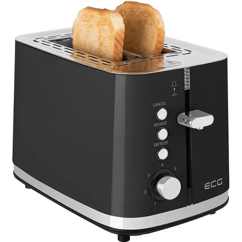 Тостер ECG ST 2766 Vintage Nero - фото 9