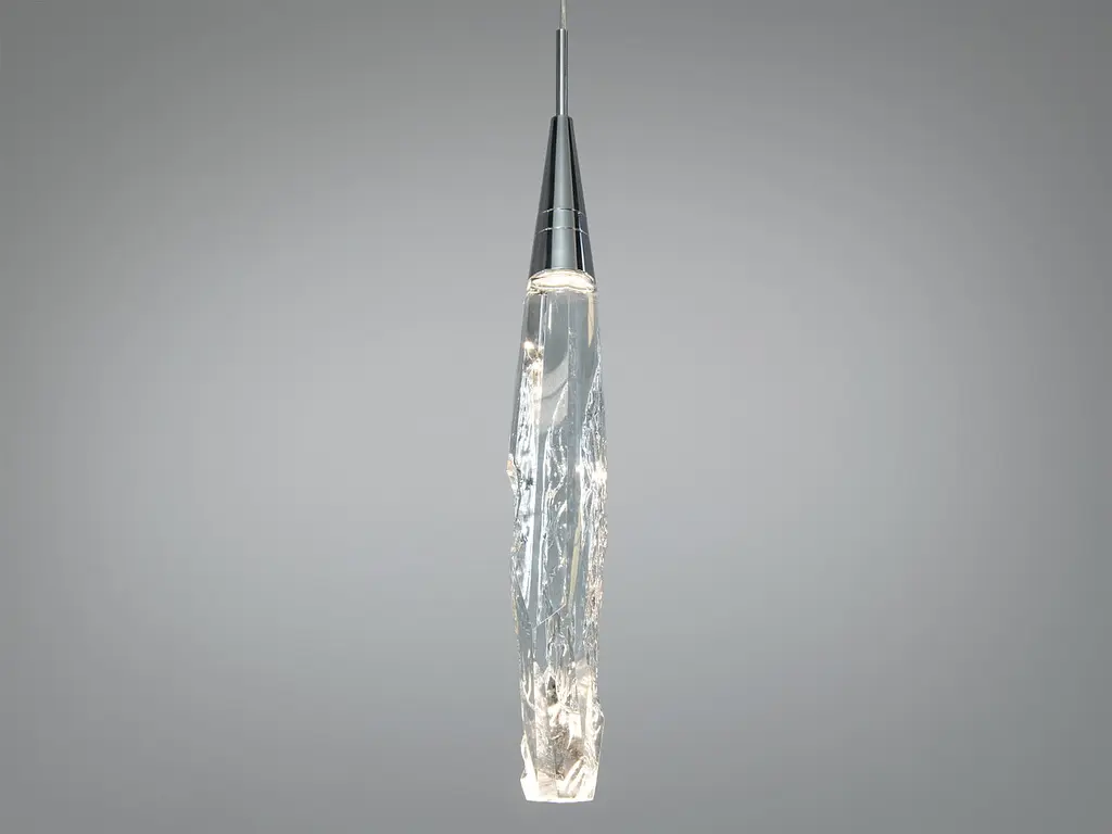 Подвес LED Diasha J2502-1HR Ice Glass хром 4 Вт 220 лм - фото 4