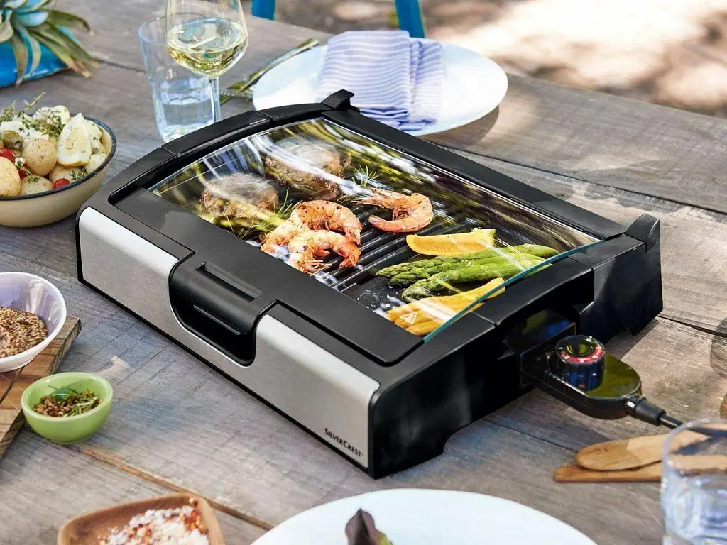 Гриль-барбекю электрический Silver Crest STGG 1800 A2 - фото 8