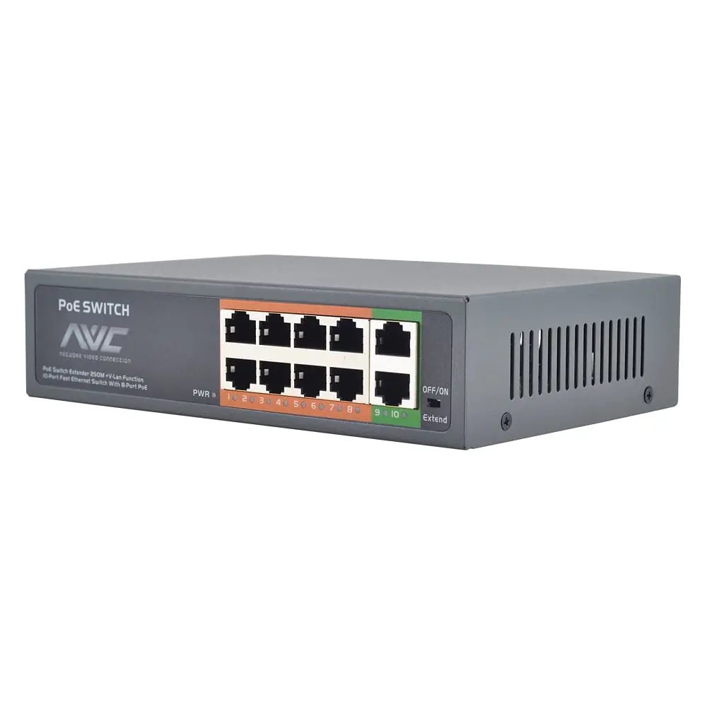 PoE-комутатор 10-портовий NVC-108Ex (73-00103) - фото 2
