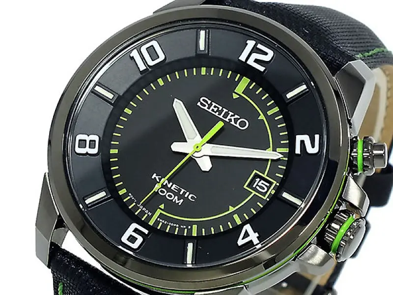 Часы Seiko Kinetic SKA557P1 механика кварц. - фото 2