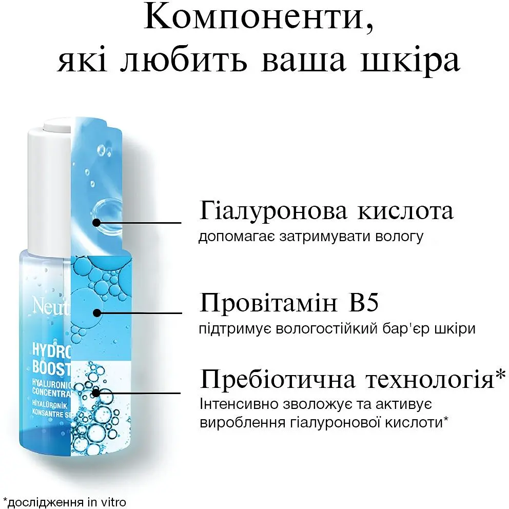 Сироватка для обличчя Neutrogena Hydro Boost концентрована з гіалуроновою кислотою 15 мл - фото 4