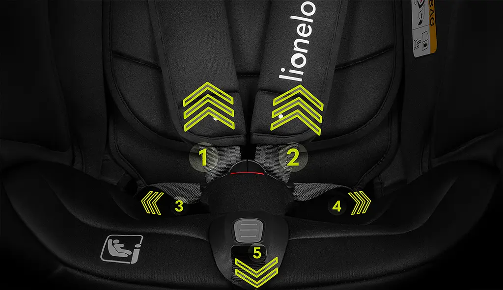 Автокресло Lionelo Bastiaan RWF i-Size Black Carbon, черное (LO-BASTIAAN RWF I-SIZE BLACK CARBON) - фото 8