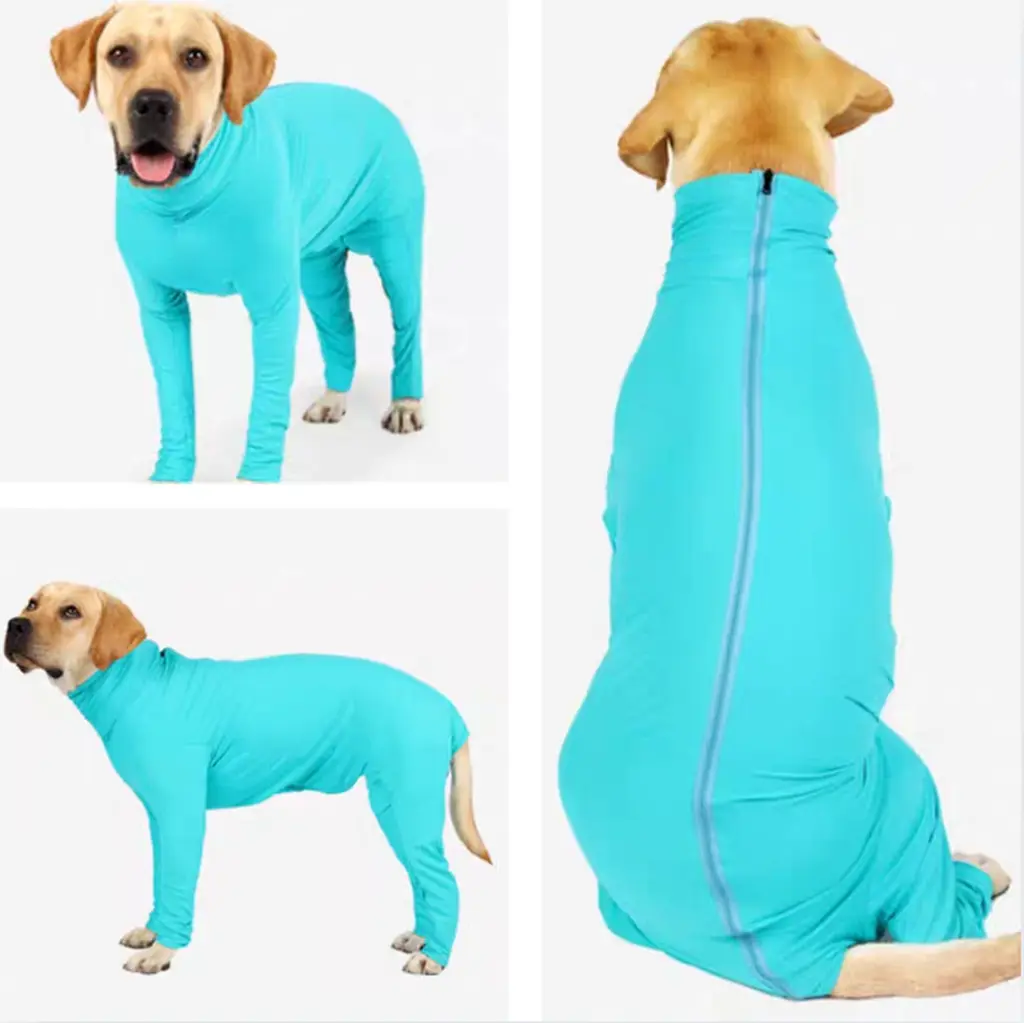 Комбінезон для відновлення собак Derby Pet Recovery Suit, Turquoise, 2XL - фото 2