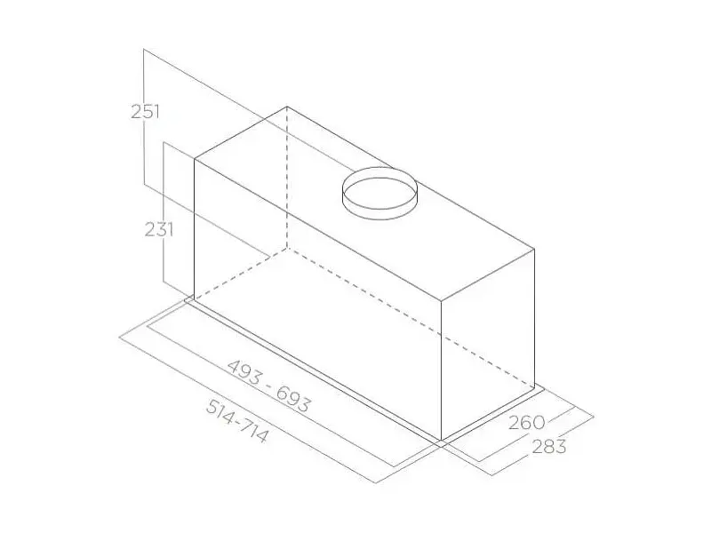 Витяжка вбудована Elica CT23 GR/A/72 - фото 4
