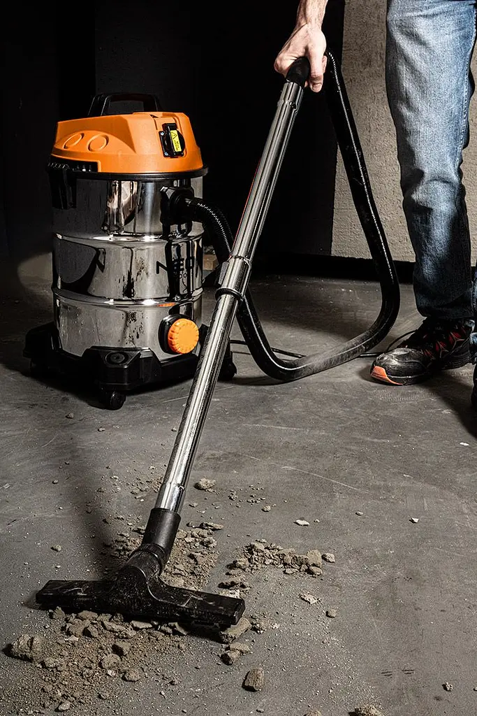 Пилосос професійний Neo Tools 1400 Вт 18 кПа контейнер 30 л HEPA колеса - фото 4